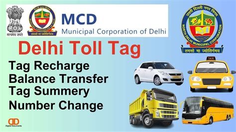 delhi mcd rfid tag recharge online|SDMC .